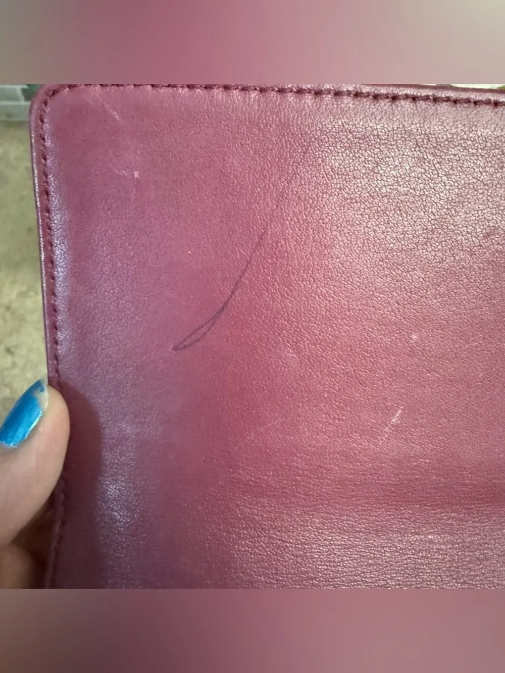 Tory Burch burgundy wallet